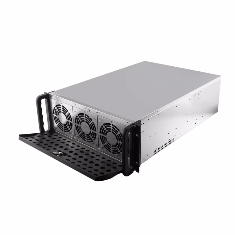 Криптоалюминиевая горная Установка чехол USB miner BTC ETH Mmcion ATX chassss Rack 19 корпус Sever box 8 видеокарта gtx1080 1080ti