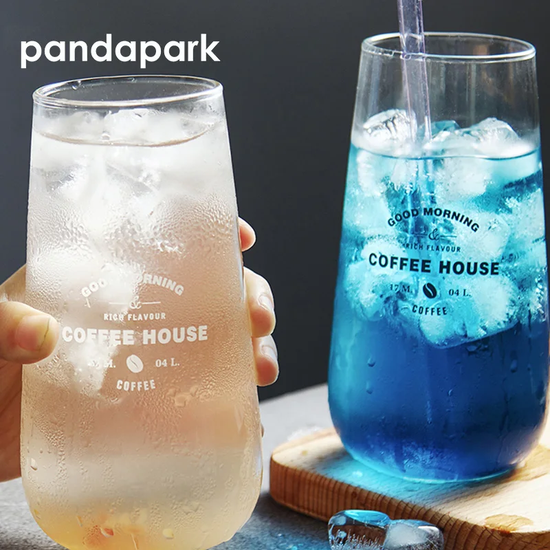 Новинка 2018 кружка для холодных напитков Pandapark модный бокал сока с надписью