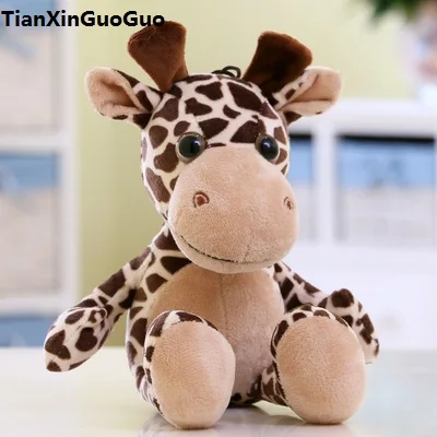 

new style about 28cm lovely cartoon giraffe plush toy soft doll birthday gift s0946