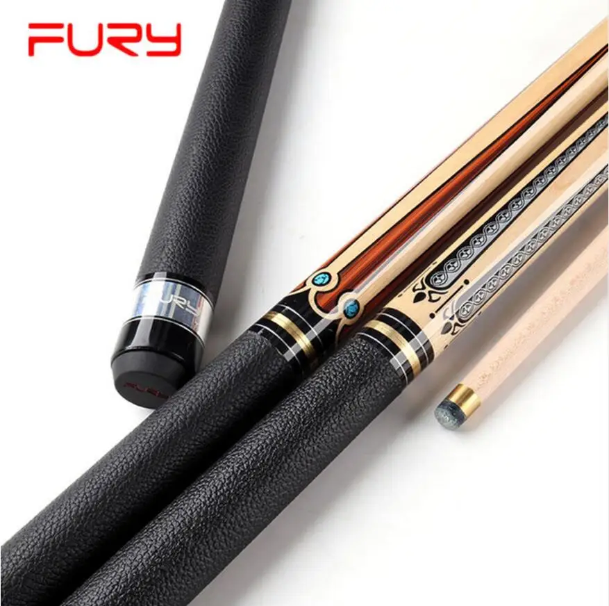 Чехол FURY BE Maple Shaft 3 4 Снукер Cue 9 8 мм наконечники 2 цвета на выбор s набор ручной