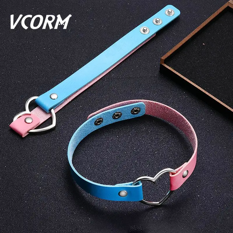 Модные эффектные длинные кожаные ожерелья VCORM крученые Чокеры для женщин