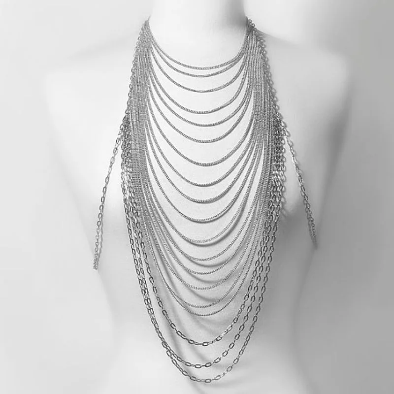 Модный подарок бикини перекрещивание талии живот новая цепочка для тела с