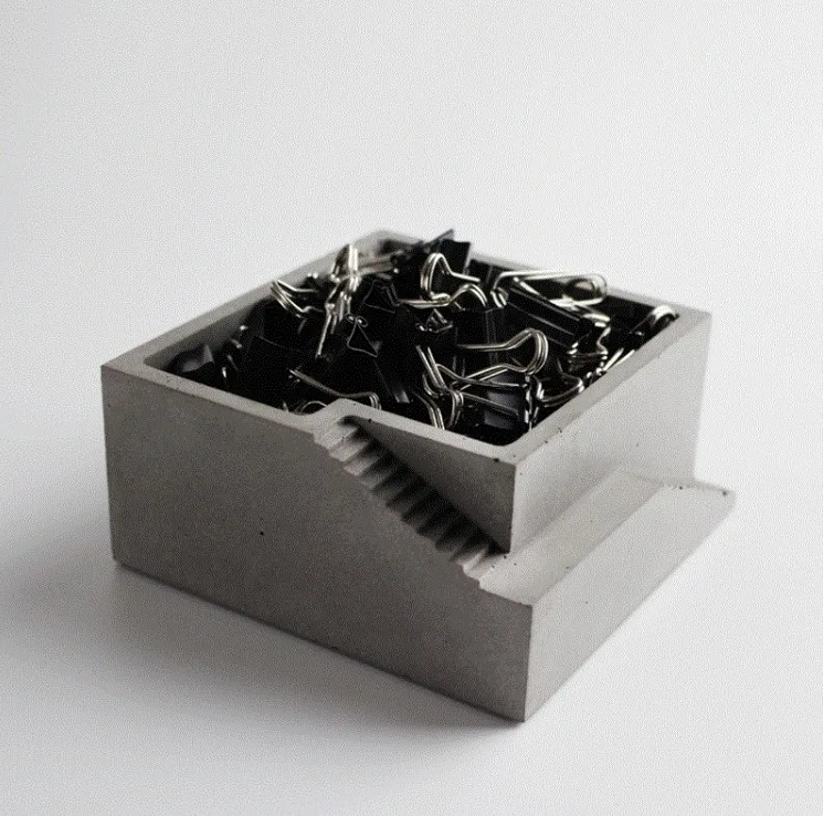 Силиконовая форма бетон квадрат с лестницами цветок настольные горшки мох