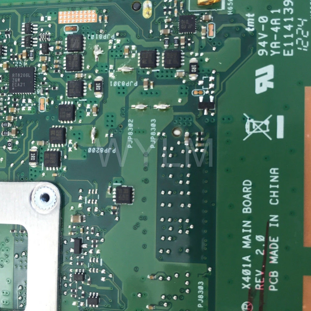 X501A SLJNV HM70 Поддержка B820 B960 Процессор Материнская плата Asus X401A X301A ноутбука DDR3 PGA989