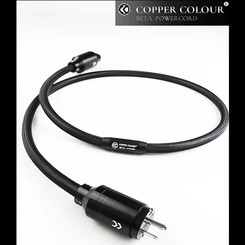Coppercolor CC BETA AU/US/евроразъем Schuko Powercord freeze OCC серебристый Audiophile HiFi тефлон