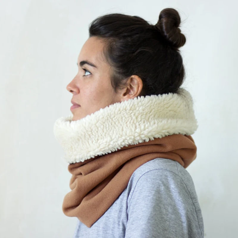 Шарф-ХОМУТ ЖЕНСКИЙ массивный зимний мягкий теплый |