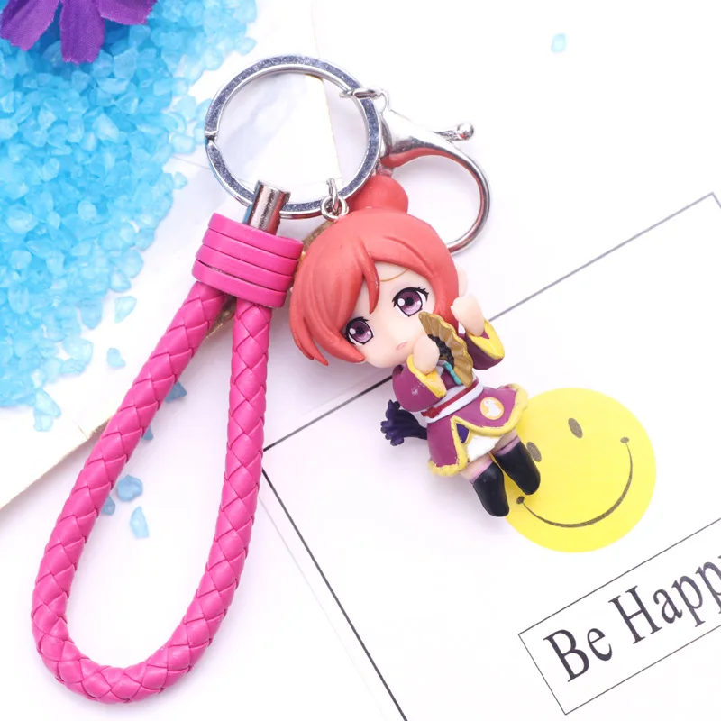 Случайные 9 шт. аниме Love Live! Koдори минами Касака Хонока ПВХ фигурка Q версия брелок
