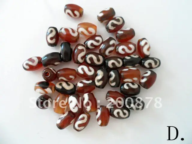 TSB0405 микс Оптовая Продажа тибетские мини дзи свободные бусы 10 бусин партия|beads