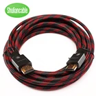Кабель HDMI 2.0 Shuliancable, кабель 1 м, 2 м, 3 м, 5 м, 10 м, 15 м, 20 м, 20 м