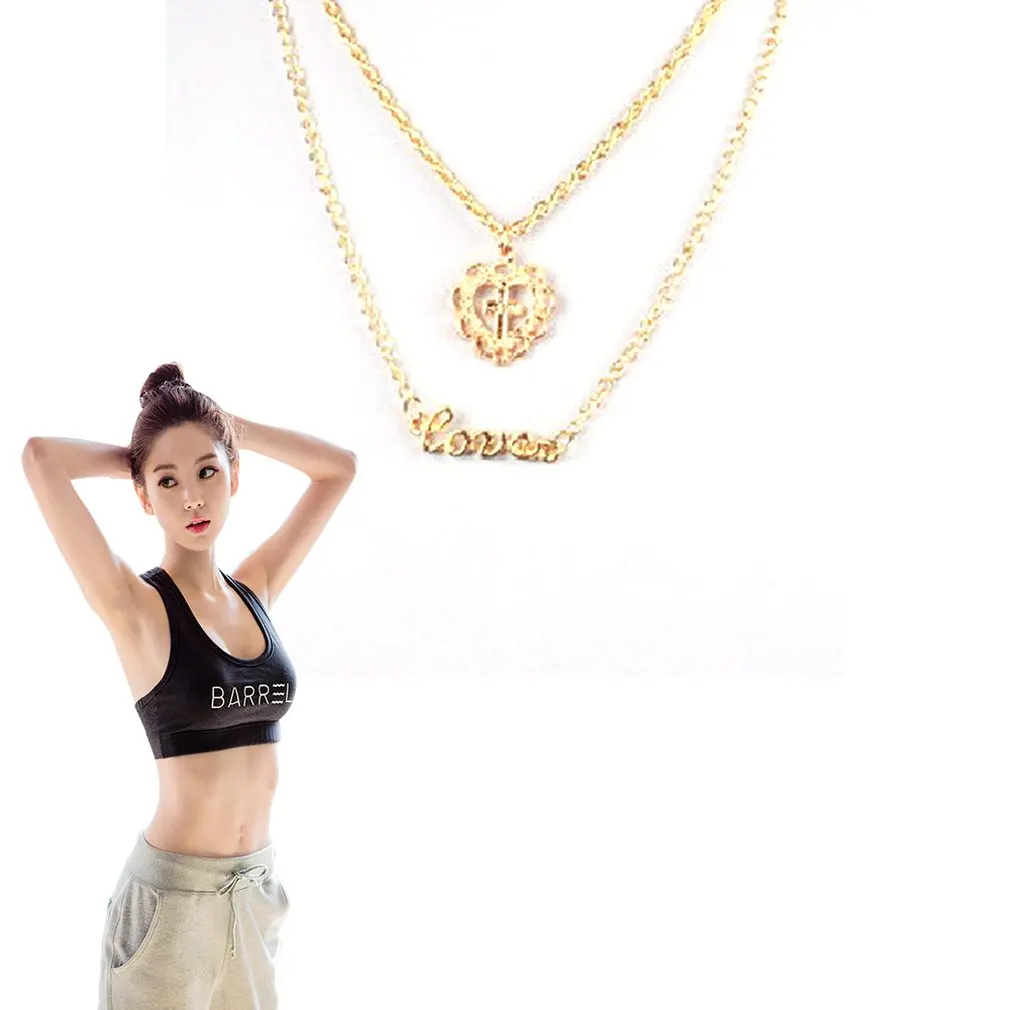 Простая Подвеска ожерелье пОСЛЕДНЯЯ ЛЮБОВЬ богемский чокер для женщин Девушка