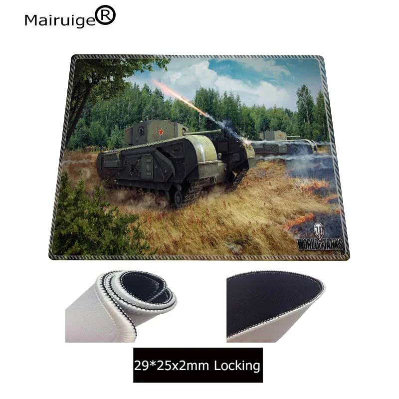 Mairuige World Of Tanks большой игровой Мышь Pad край блокировка компьютера pad коврик для Dota 2