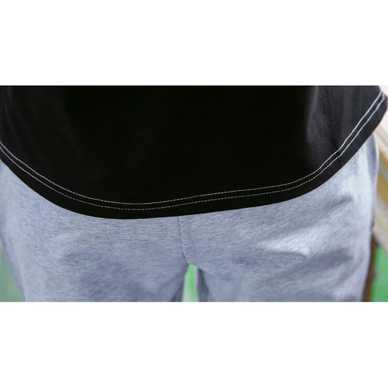 Женский клетчатый костюм с коротким рукавом повседневные укороченные брюки из