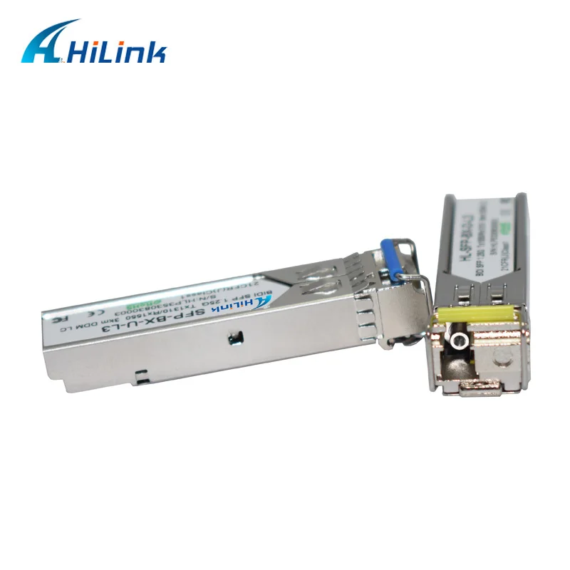 (1 пара) Бесплатная доставка 1000Base 1 25G WDM 1550nm/1310nm 3km LC/SC SFP модуль с функцией