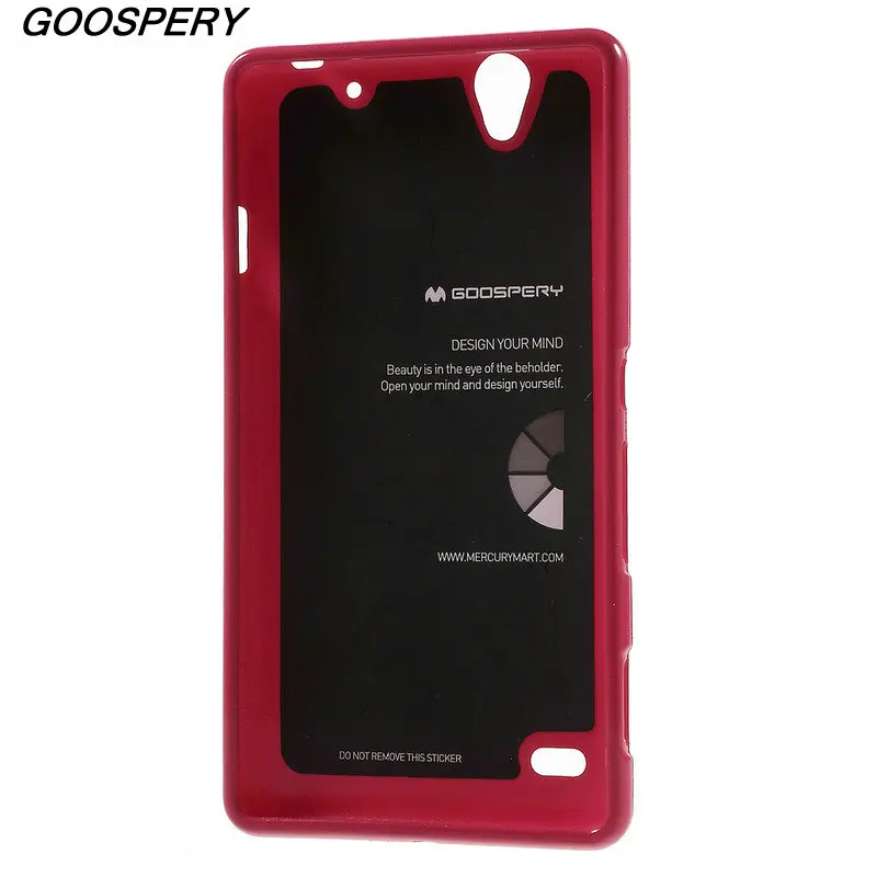For Sony Xperia C4 Case MERCURY GOOSPERY Glitter Powder TPU Gel Phone Cover for E5303 / Dual E5333 | Мобильные телефоны и