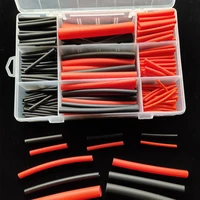 270pcs 31 red black polyolefin shrinking assorted heat shrink tube wire cable insulated sleeving tubing set