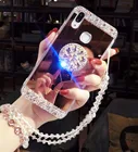 Хит продаж, блестящие зеркальные чехлы для Huawei P50 P40 P20 P30 Lite Pro Honor 20 Lite 8X 9X Nova 9 8 Pro 5T, блестящий чехол с кристаллами
