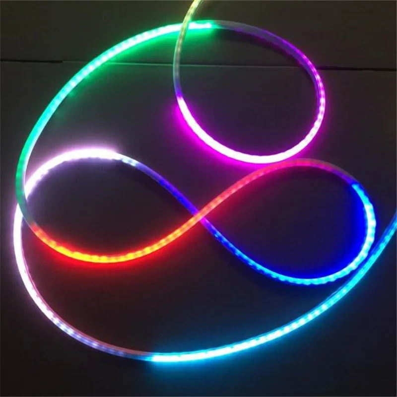 Водонепроницаемая гибсветодиодный светодиодная неосветильник веревка WS2811 5 м 12