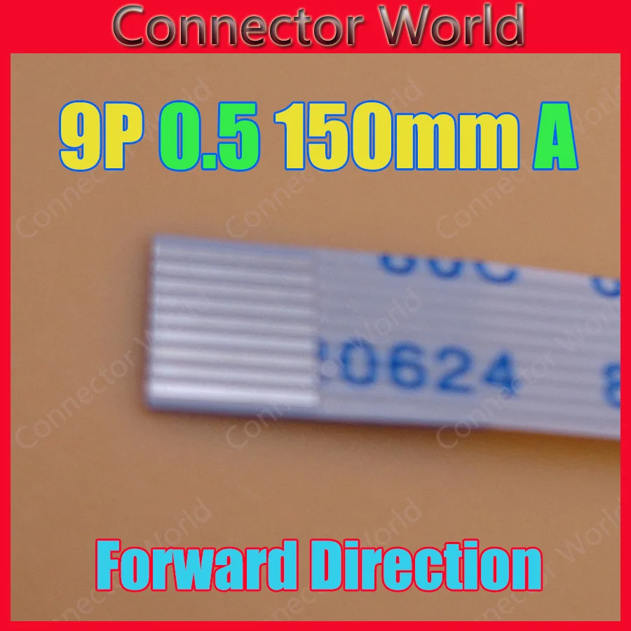 2-500 шт./лот плоский гибкий кабель FFC FPC 9 pin 0 5 pitch 15 см 150 мм контактов 20624 AWM 80C 60 в