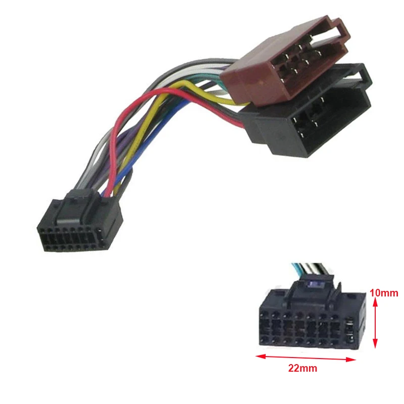 Новый автомобильный радиоприемник адаптер жгута проводов кабель 16 Pin для Kenwood KDC
