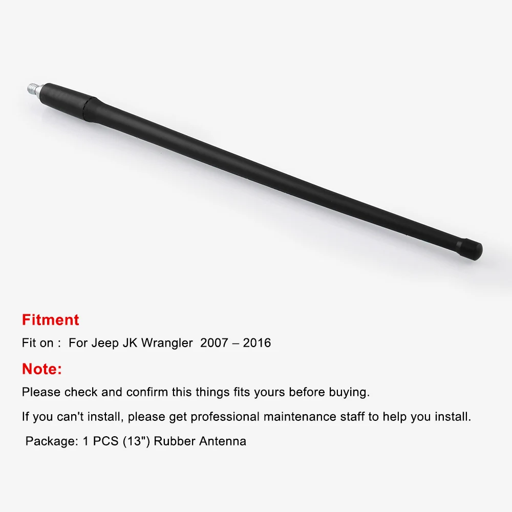 Антенна AM/FM для Jeep Wrangler JK JL 2007 2018 13 дюймов|Антенны| |