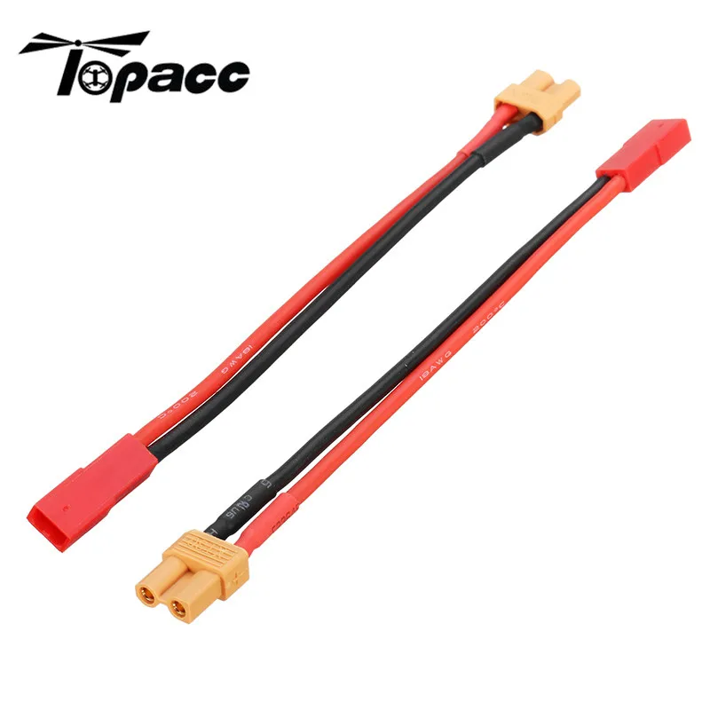 1Pair XT30 Female Male TO JST Adapter Charger Cable Electric for Charging Lipo Batteries Connector RC Helicopter Parts | Игрушки и хобби