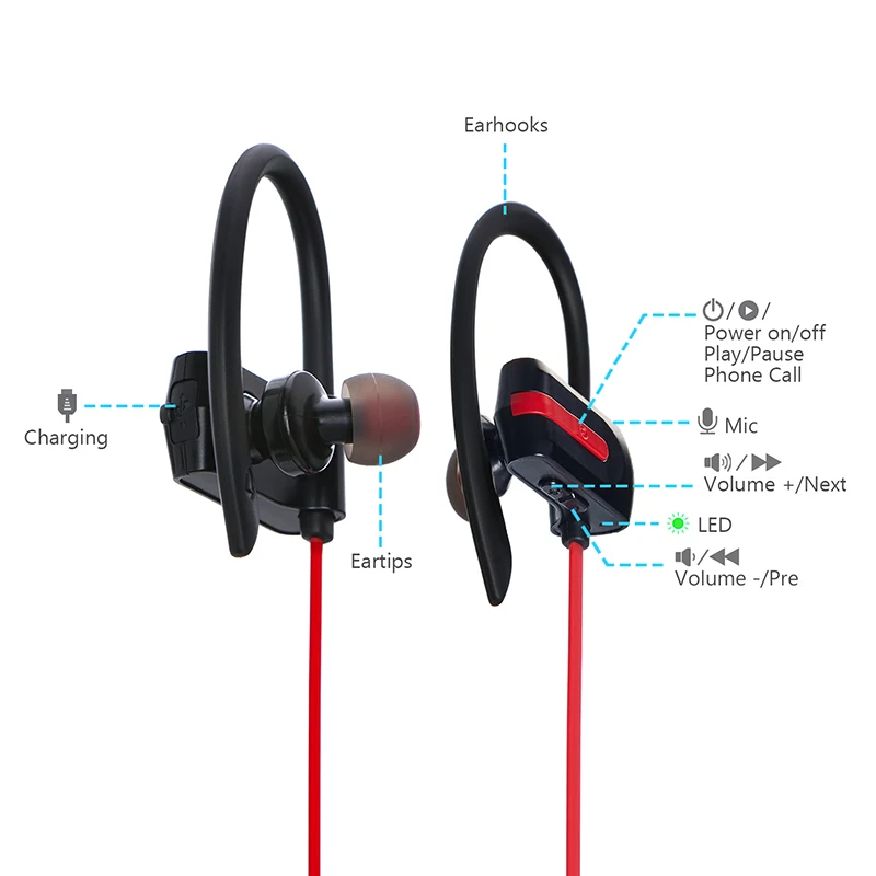 Bluetooth наушники ZENBRE E3 4 1 стерео Беспроводной гарнитуры до 7 часов проигрывания с