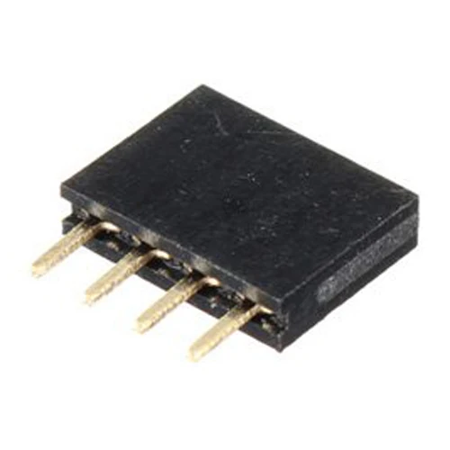 10 шт. 2 54 мм Однорядный гнездовой разъем для заголовка PCB 4 контактный разъем|header
