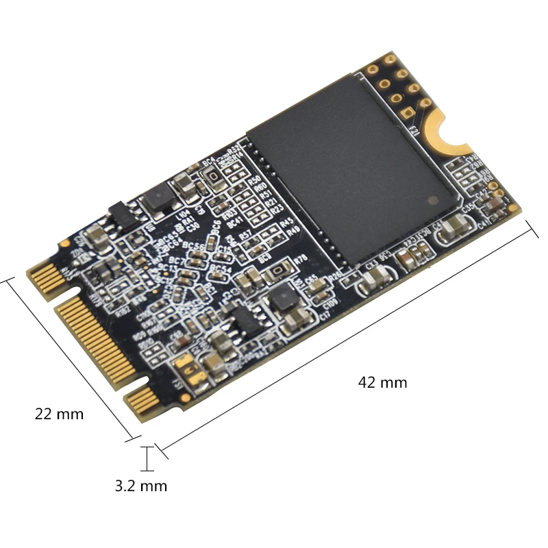 OLALA M.2 SSD 2242 NGFF M2 SATA 60 ГБ 120 240 480 Внутренний твердотельный жесткий диск для ПК