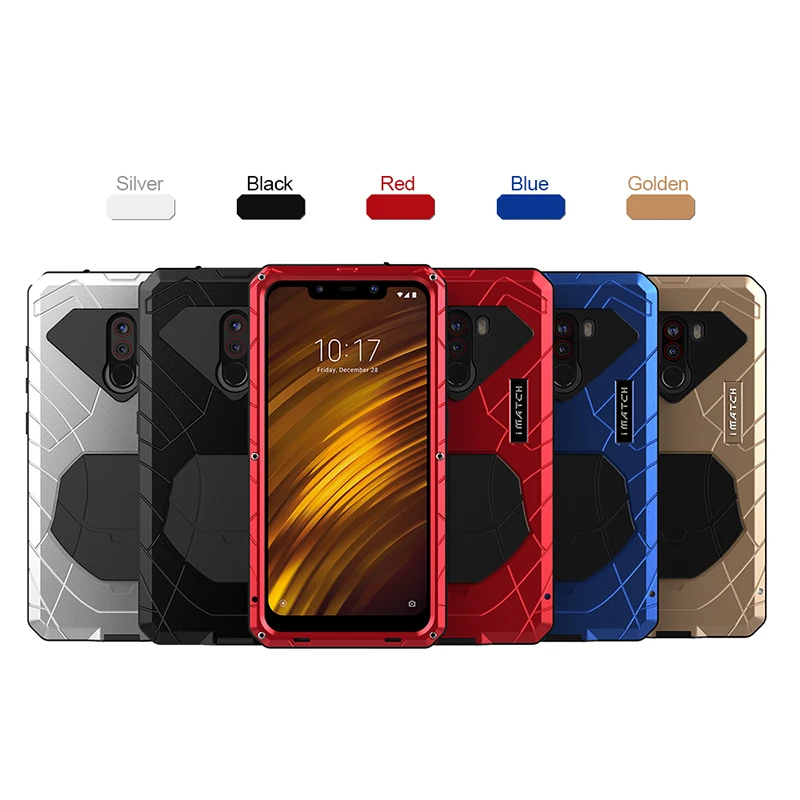 Для Xiaomi Mi Pocophone F1 X2 чехол для телефона жесткий алюминиевый металлический