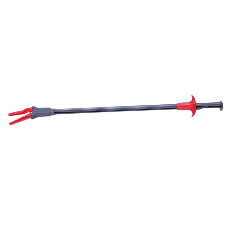 Пластиковые щипцы для аквариума растений плоскогубцы длина 50 см красный