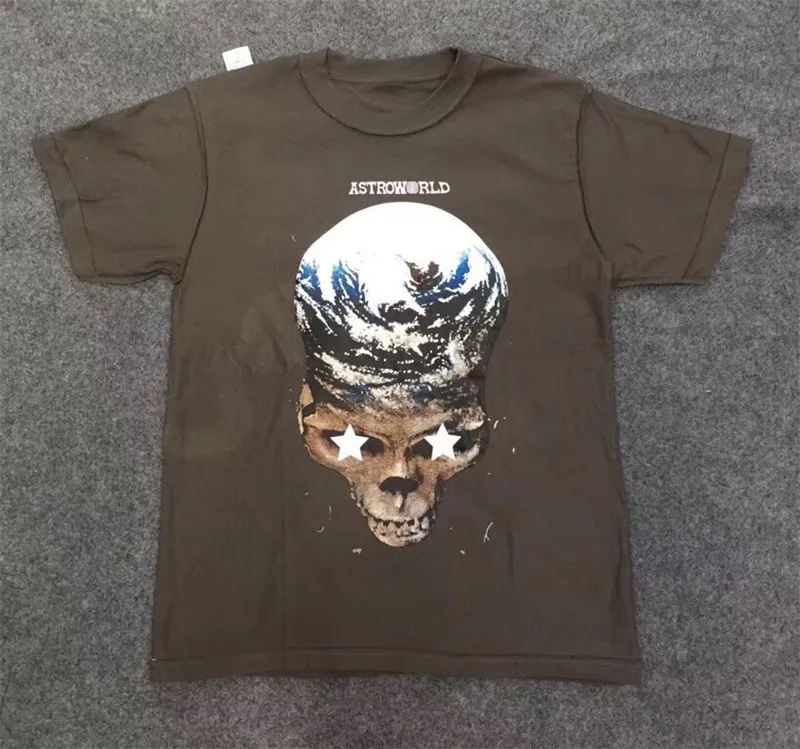 

2019 ASTROWORLD RAVIS SCOTT STOP TRYNA BE GOD TEE Double Side Wear Astroworld T Shirt High Street Hip Hop Astroworld Tshirt