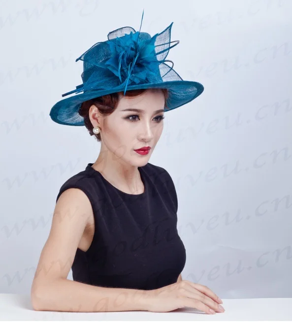 Женская фиолетовая Коктейльная шляпка для волос свадебной вечеринки Шляпка