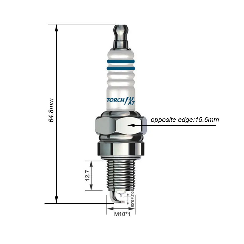 Свеча зажигания для мотоцикла Iridium A7TC GY6 50cc 150cc CR7HIX CR7HSA C7HSA A7RTC UF22 CR6HSA C5HSA C6HSA|spark plug