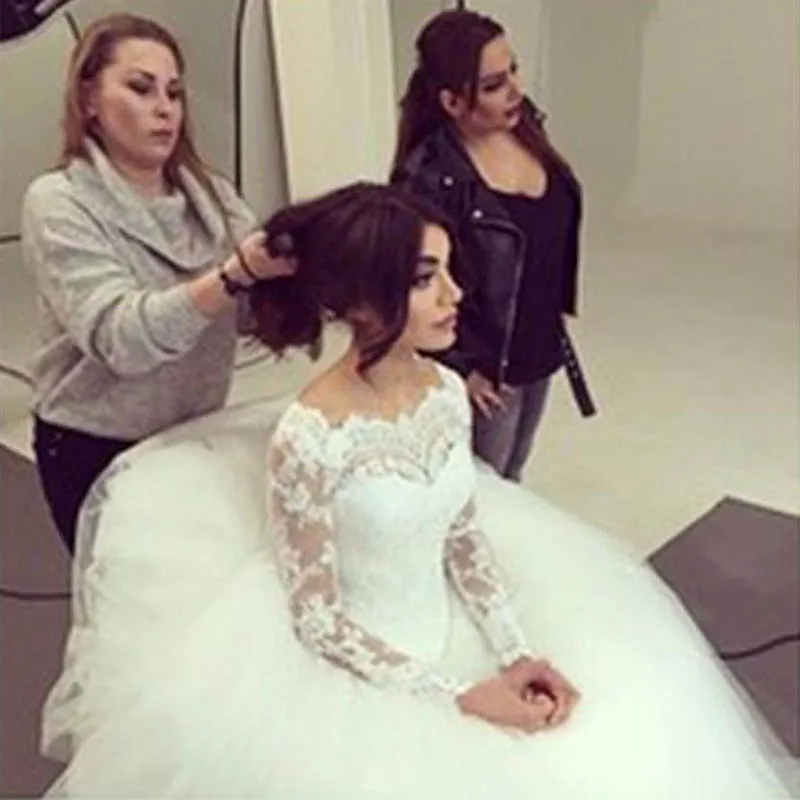 Vestido De noiva сексуальное бальное платье принцессы с горловиной лодочка длинным