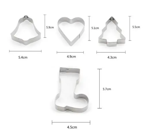 Кухня Ремесло Набор из 10 рождественских небольших помадки глазурь торт