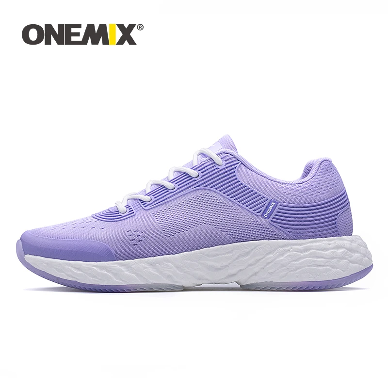 ONEMIX 2019 Новые Женские Кроссовки Мода Легкие Твердые Плоские Дышащие Платформа