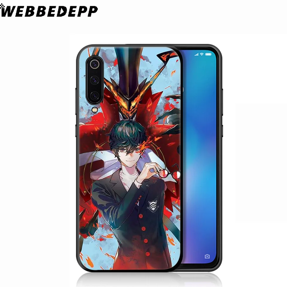 WEBBEDEPP Persona 5 P5 Game Soft Case for Xiaomi Mi 9T 9 8 SE 6 A1 A2 A3 Lite MiA1 MiA2 MiA3 F1 MAX 3 Mi8 CC9E CC9 |