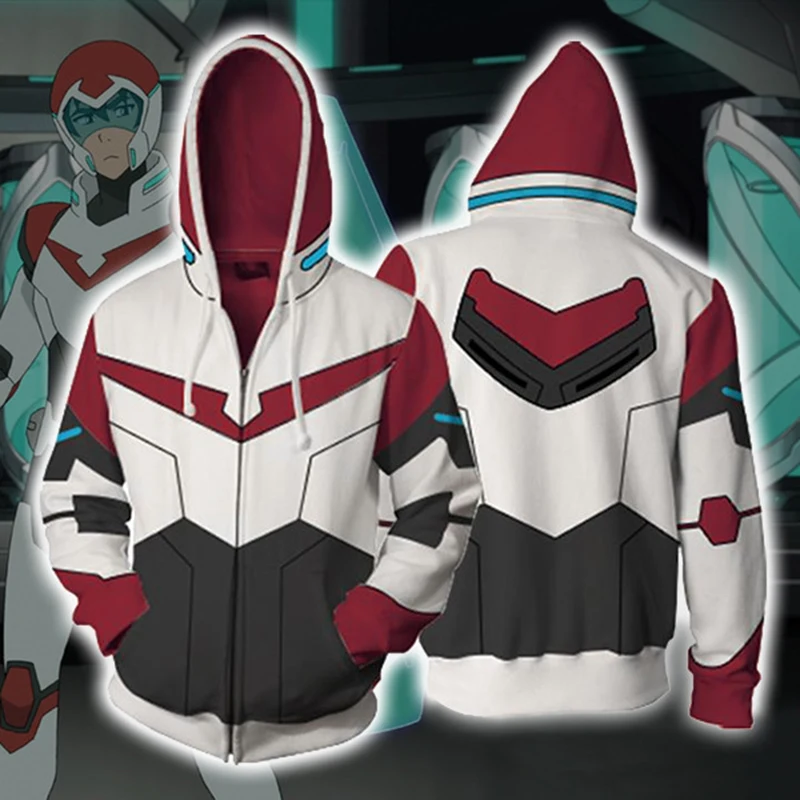 Voltron: Легендарный Защитник 3d толстовки Shiro/Keith/hunk/Pidge/принцесса аллура Косплей