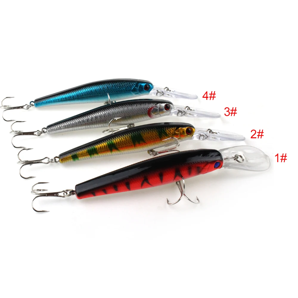 1 шт. рыболовная приманка кренкбейт гольян окунь щука Троллинговый глубокое