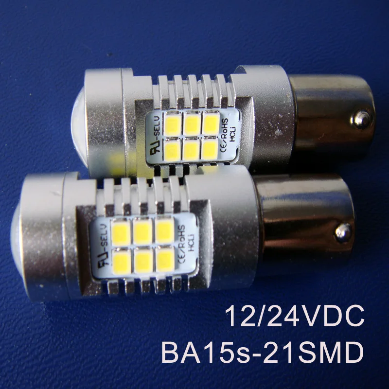 Высокое качество 12/24VAC/DC грузовик BA15s Светодиодная лампа 1156 BAU15s P21W PY21W 1141 товары
