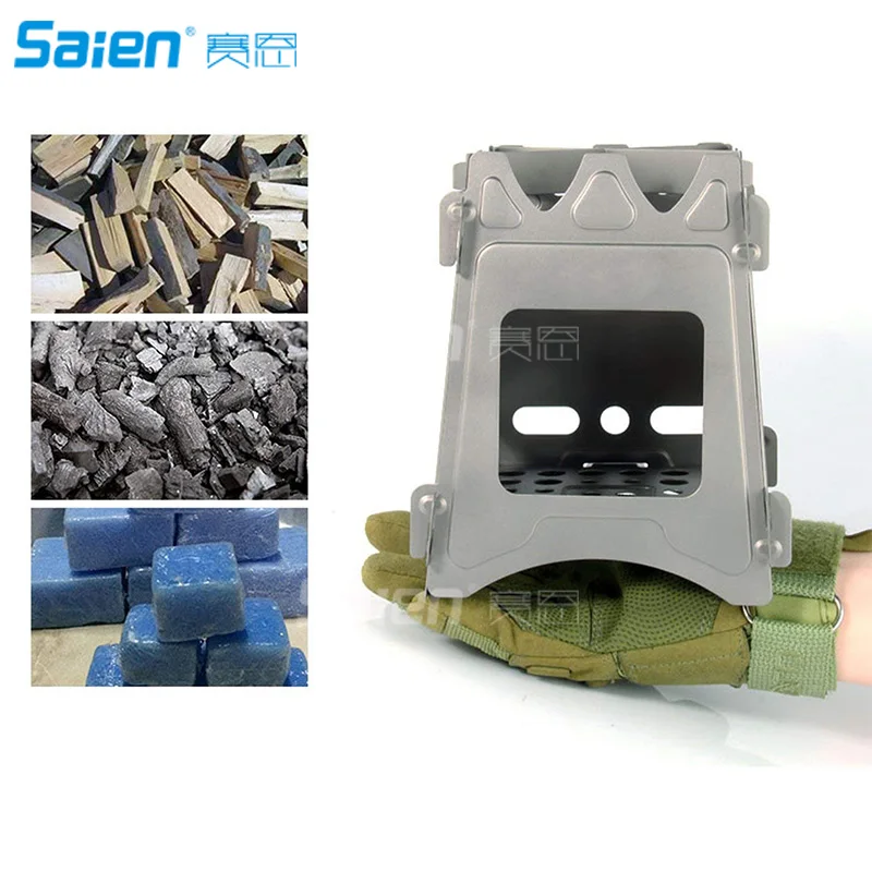 Деревянная плита для кемпинга портативная компактная Легкая из чистого титана