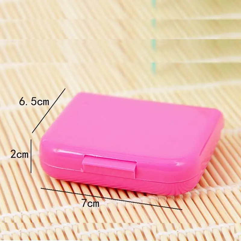 Оптовая продажа 100 шт Портативные дорожные швейные наборы коробка резьба иглы