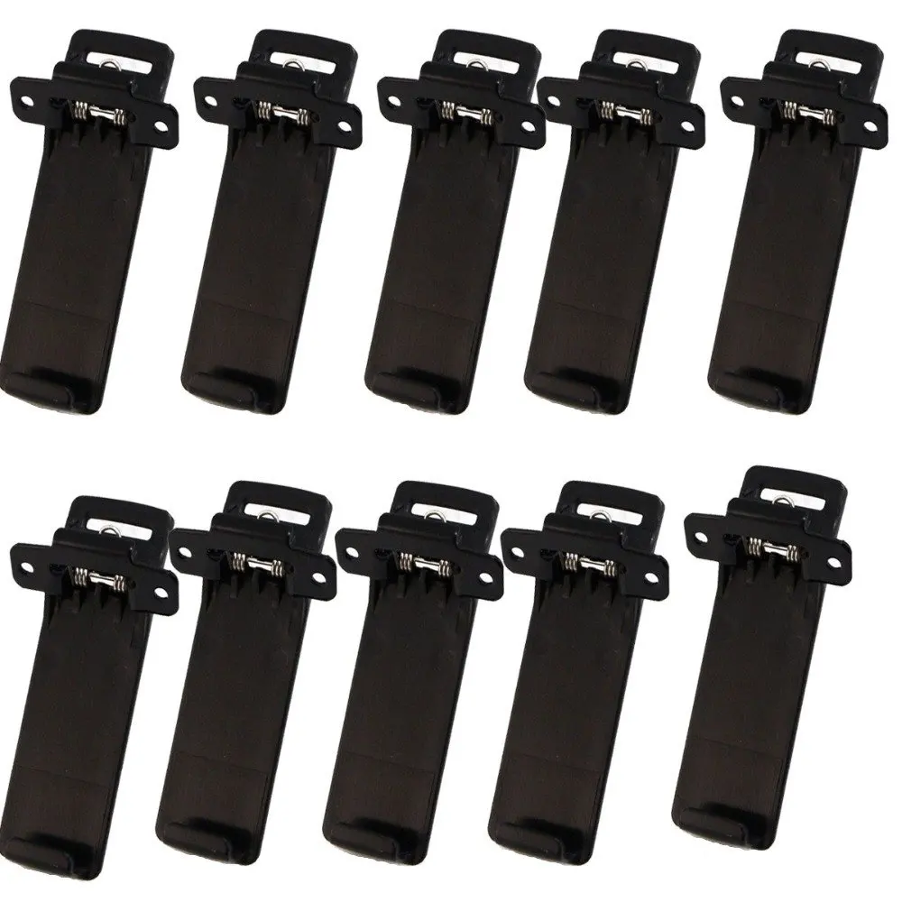 Brand 100pcs Baofeng radios UV-5R Belt Clip for BAOFENG UV-5R UV-5RA UV-5RB UV-5RC TYT TH-F8 Ham Radio Walkie Talkie Accessories