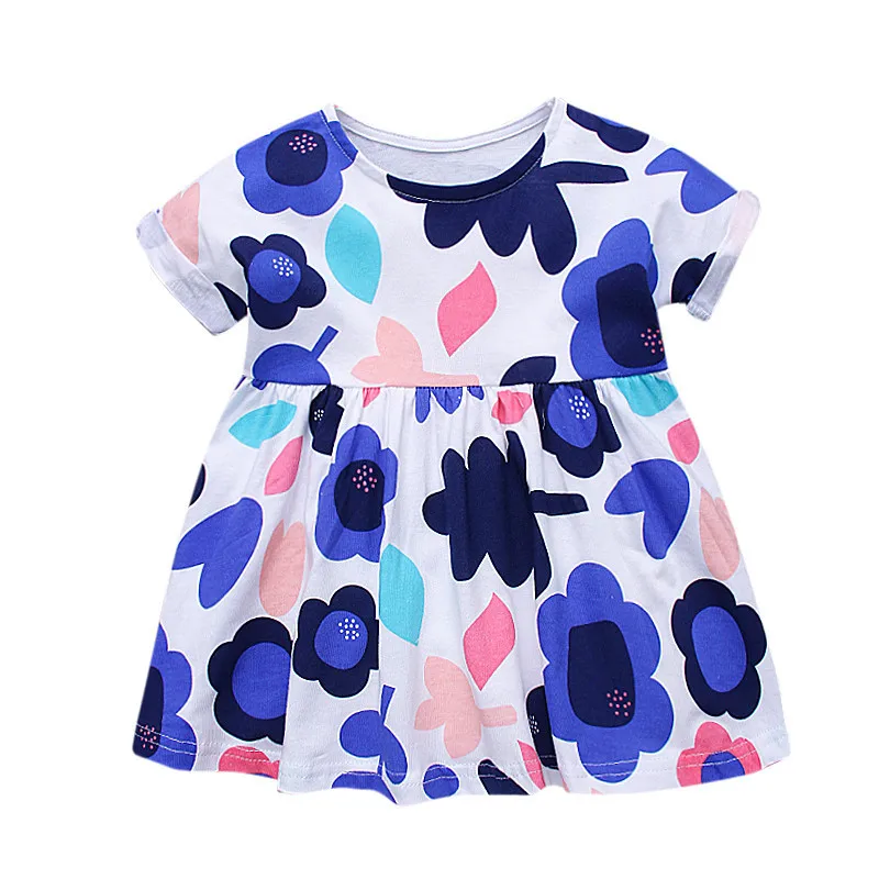 Комплекты одежды для маленьких девочек летние платья и штаны модные детские