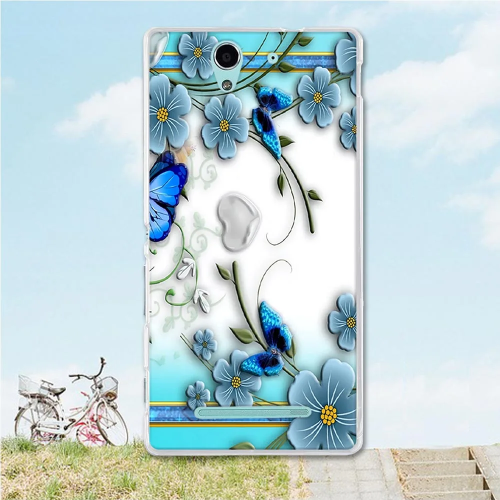 ТПУ мягкий чехол для флип sony Xperia C3 чехол для телефона D2533/C3 Dual D2502 coque fundas чехол с изображением животных для sony c3 - Цвет: 25