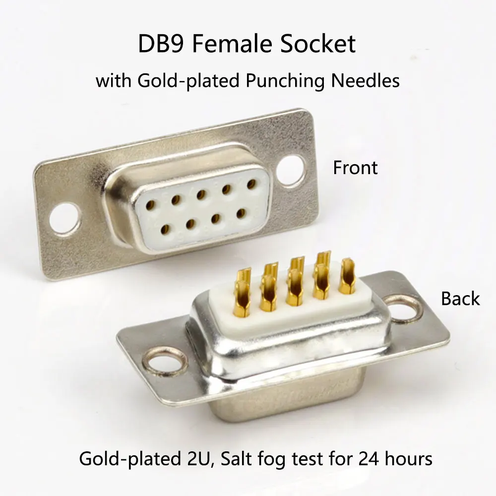 DB9 Female Socket RS232 9 Pin Serial Port Connector RS485 RS422 COM Interface Plug Adapters | Электроника