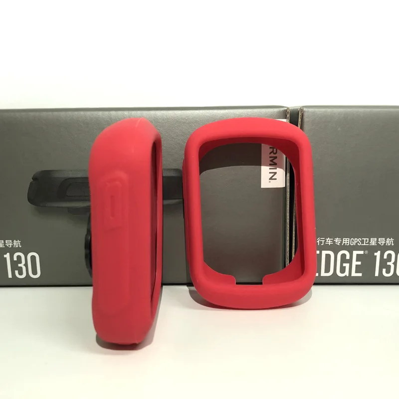 Garmin EDGE 130 велосипедный компьютер секундомер силиконовый чехол и защита экрана из закаленного стекла велосипедный секундомер Edge130 аксессуары
