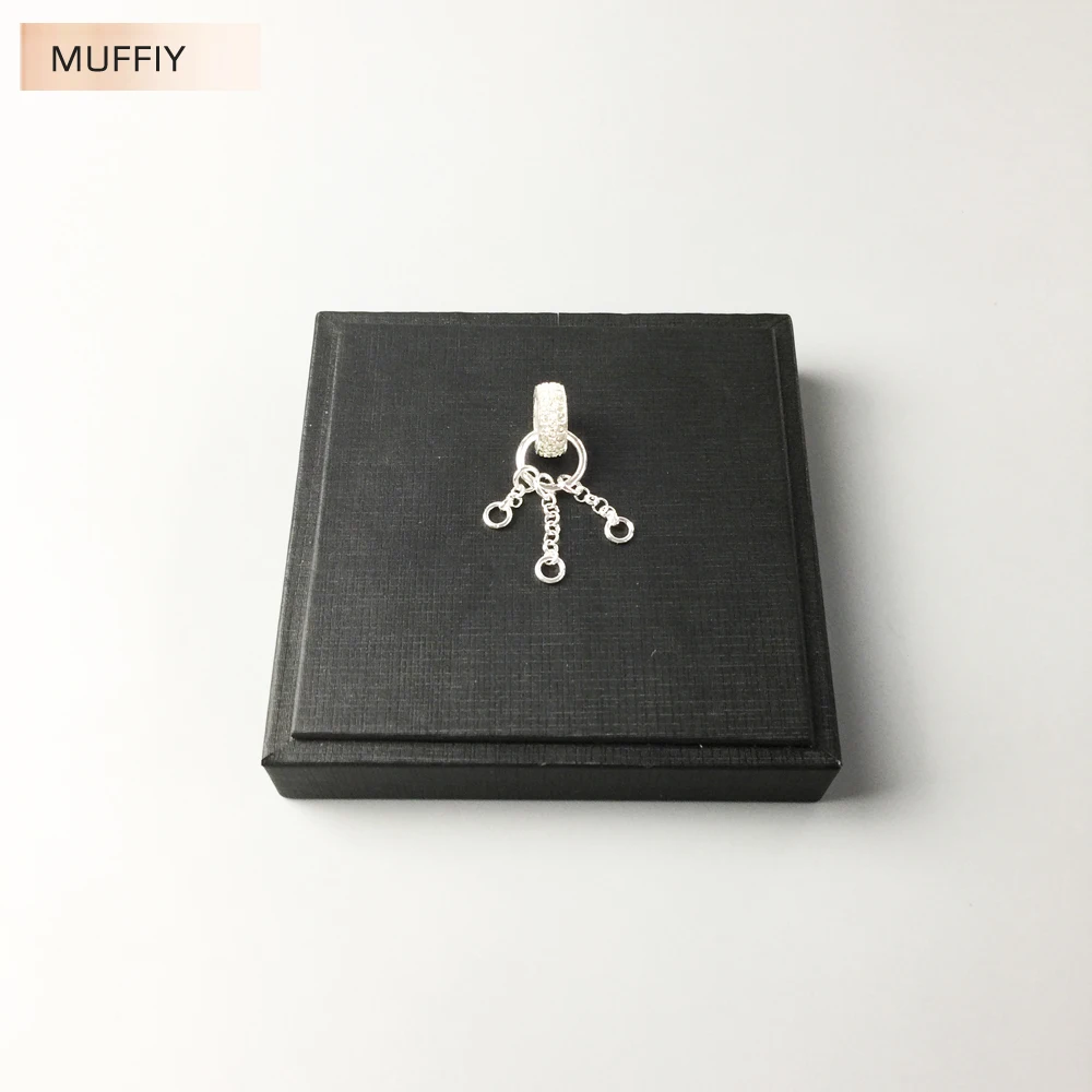 Шарм-Перевозчик с белой ПАВЕ ювелирные изделия в европейском стиле карма хорошие