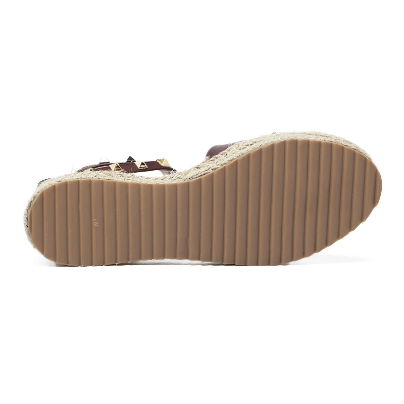 AIYKAZYSDL/женская пляжная обувь на лето 2018 г. Espadrilles Обувь с перекрестными ремешками