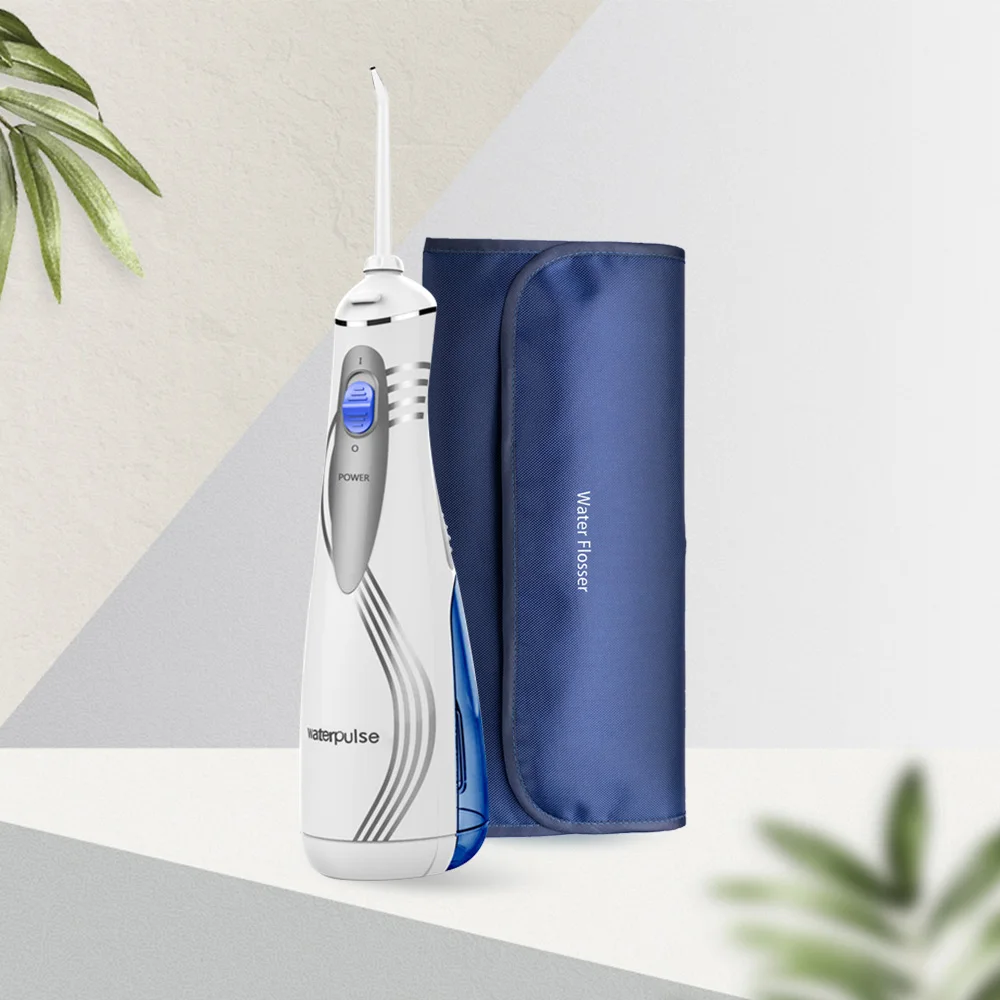 Waterpulse V400 Портативный Беспроводная Вода Flosser Ирригатор для полости рта Электрический орошения Ирригатор для полости рта с Jet советы зубные Flosser ирригатор полости рта капельный полив